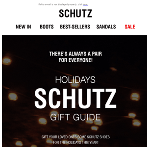 Schutz Holiday Gift Guide