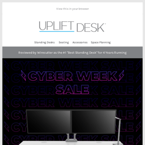 Save up to $627 during our Cyber Week Sale ⚡😲⚡