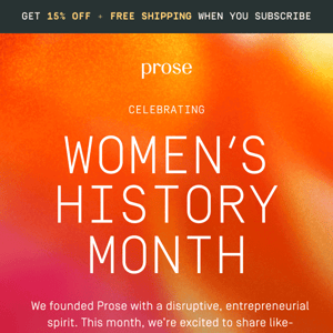It’s Women’s History Month