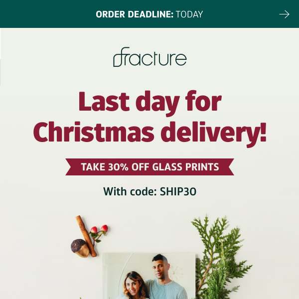 LAST CALL for Christmas delivery!