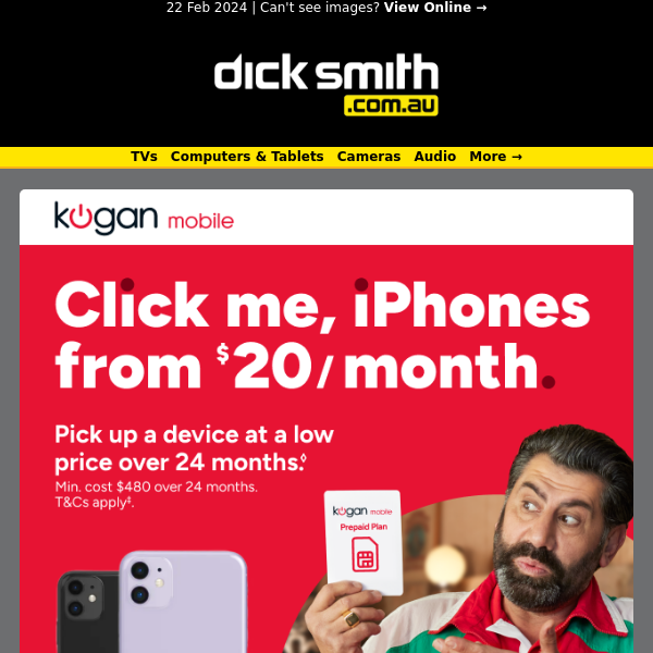 iPhones from just $20/month! Talk about a Bargain