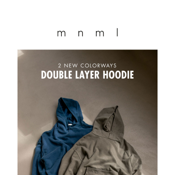 new Vintage Washed Double Layer Hoodies - MNML