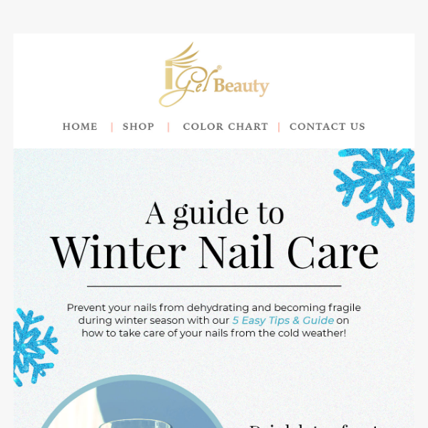 ❄️ BRRR! Cold weather ahead! Get your nails winter-ready ❄️