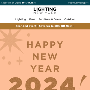 🎊 Wishing you a BRIGHT 2024 🎊 Up to 80% Off!