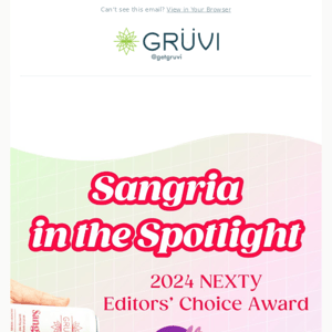 Editors' Choice: Grüvi Sangria 🍷👀