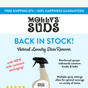 Molly's Suds, Original Laundry Powder, Lotus and Peony