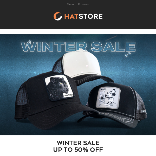 Winter Sale - Up to 50% OFF❄️