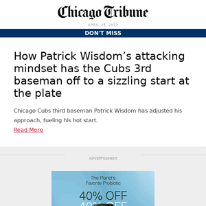 How Patrick Wisdom's attacking mindset has the Chicago Cubs 3rd baseman off  to a sizzling start at the plate