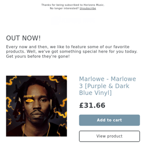 OUT NOW! Marlowe - Marlowe 3 [Purple & Dark Blue Vinyl]