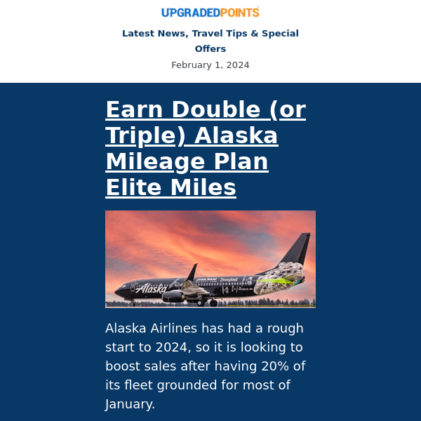 150% Aeroplan transfer, bonus elite credits, Universal Epic Universe, and more...