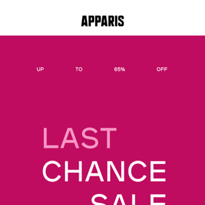 SALE IS ENDING