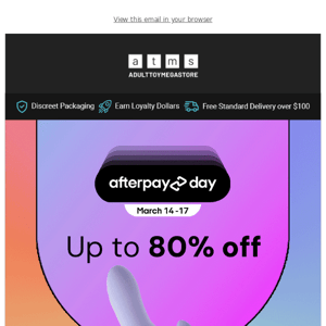 Dont miss our Afterpay sale 🛍️- the biggest sale of the year