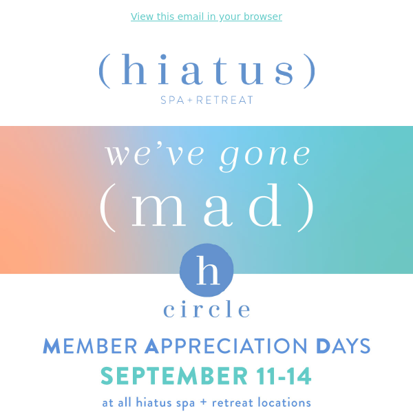 We've Gone (MAD) for H-Circle Members