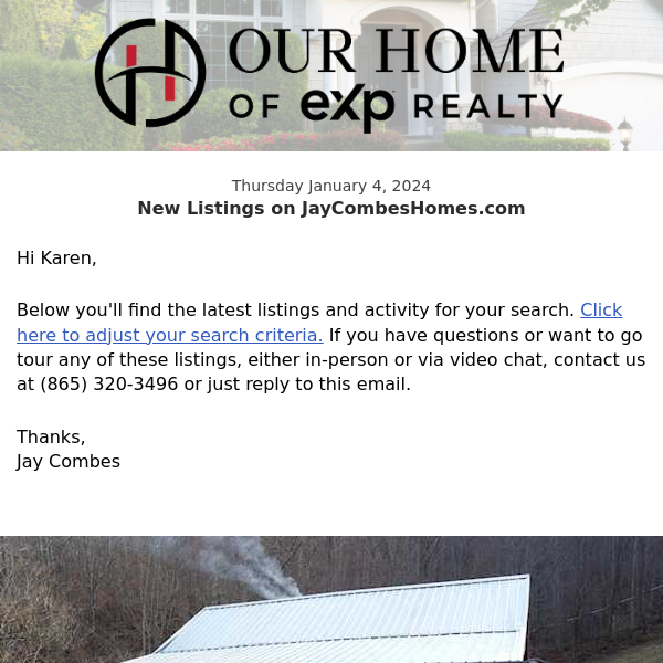 New Property Listings on JayCombesHomes.com