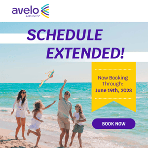 NEW flight dates added! Book through June 19th!