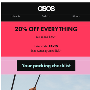 20% off everything for youuu 🪿