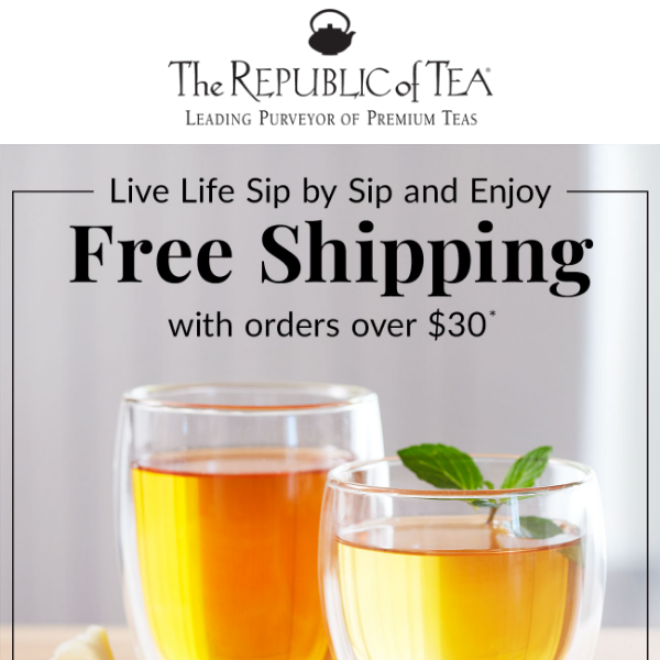 Limited Time: Free Shipping Over $30