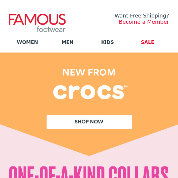 Two words: NEW CROCS (Hello Kitty, NASCAR, Spider-Man & more!)