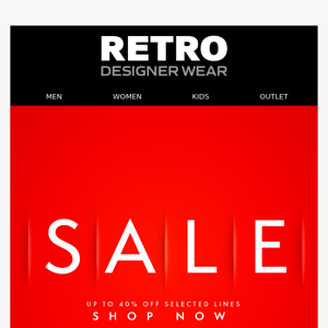 Sale Continues...