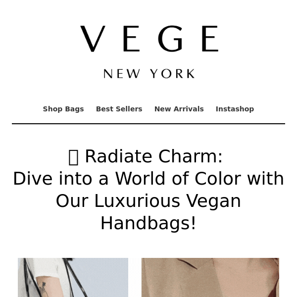 🤩 Radiate Charm: Dive into a World of Color with Our Luxurious Vegan Handbags!