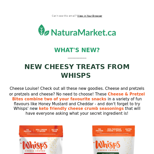 New Cheese & Pretzel Bites From Whisps 🥨 0g Sugar, 6g Protein