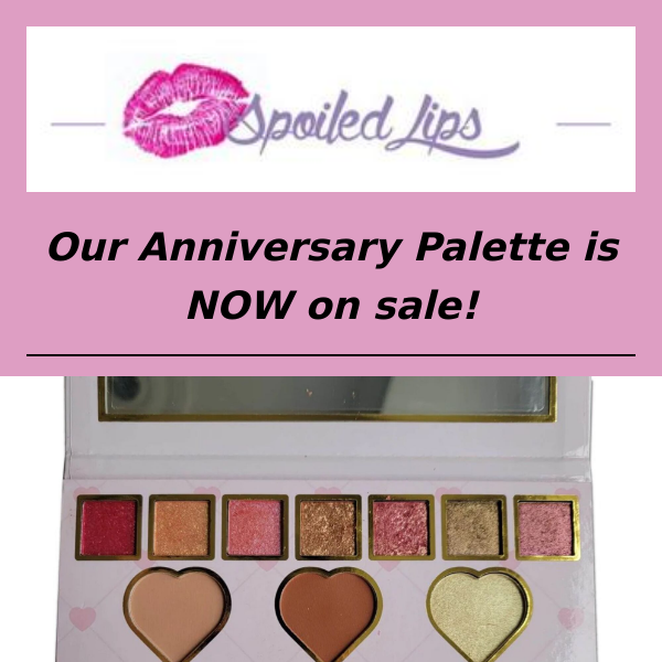 Anniversary Palette is on sale for a limited time!  👀