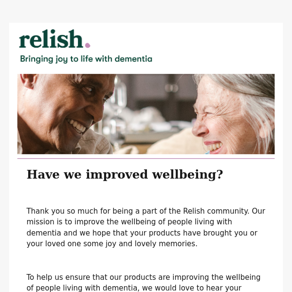 Have we improved wellbeing?