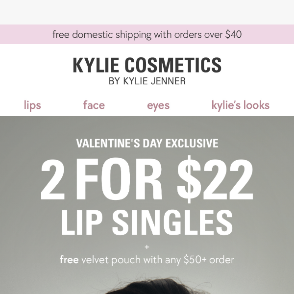 2 for $22 lip singles starts NOW! 👄