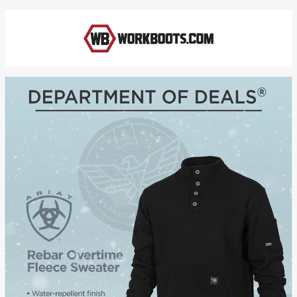 DOD: Not a Christmas sweater (but it’s $34.99!)