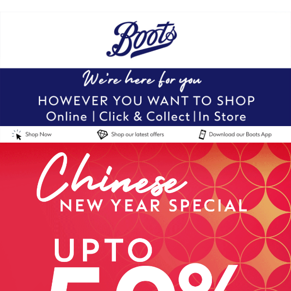 Upto 50% Off | Chinese New Year Week🐇