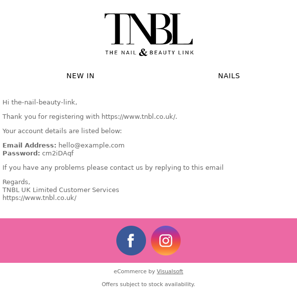 TNBL UK Limited: Registration Details