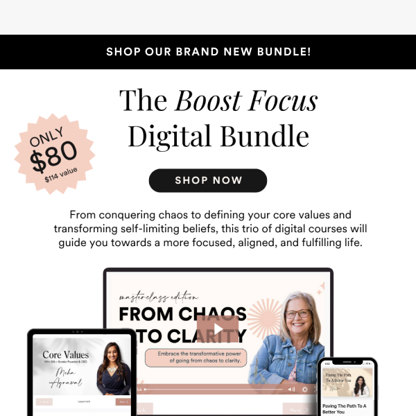 NEW: The Boost Focus Bundle - Save $30+