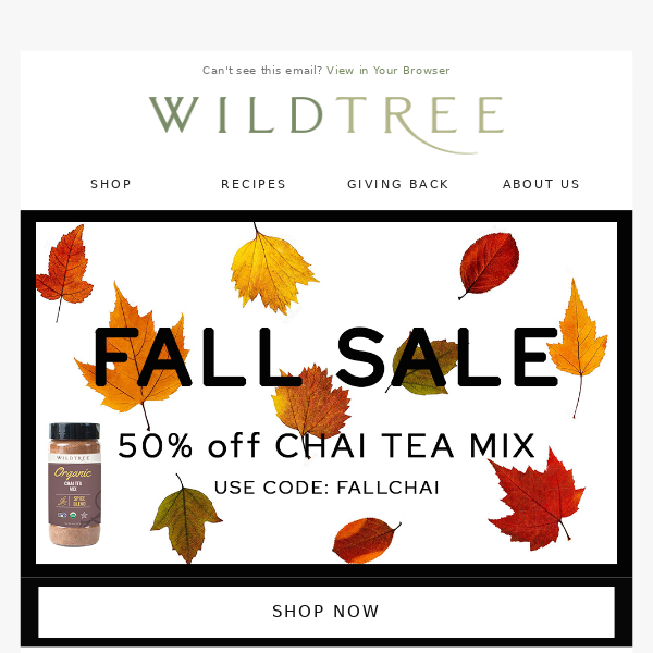 Fall Sale ends tonight