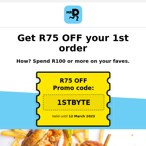Claim your R75 coupon now!