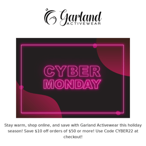 Save with the Cyber Monday sale!