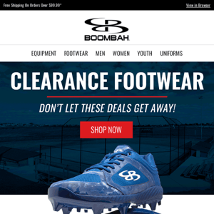 Clearance Footwear - Don’t Let These Deals Get Away!