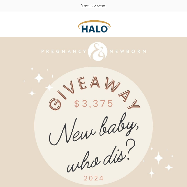 Win $3,000 in baby gear 🤩