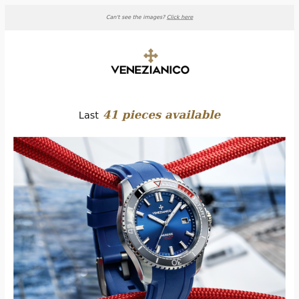 Last 41 pieces left 🔥 Nereide Yacht Club Venezia