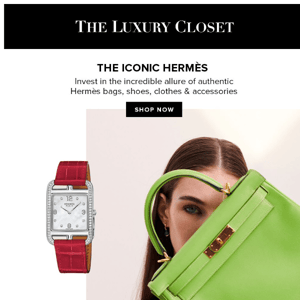 Shop authentic Hermès without any waitlist ✨