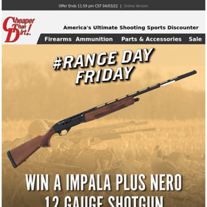 No Joke, We're Giving Away This Shotgun!