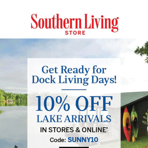 10% Off Continues! Make it a Long Weekend at the Lake