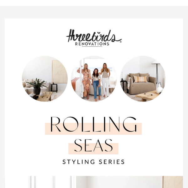 WATCH NOW! Rolling Seas Styling Series: Media Room 💞