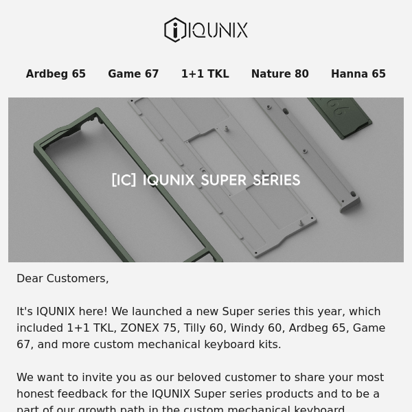 [IC] IQUNIX Super Series