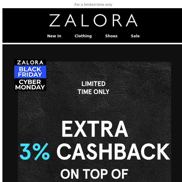 Here's an EXTRA 3% CASHBACK 💰🔄