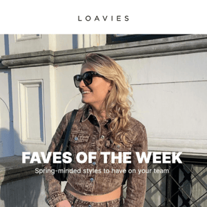 SPOTTED | Faves of the week