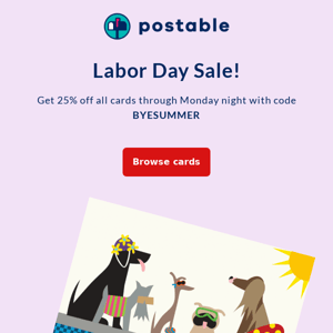 Labor Day Weekend Sale! ⛵