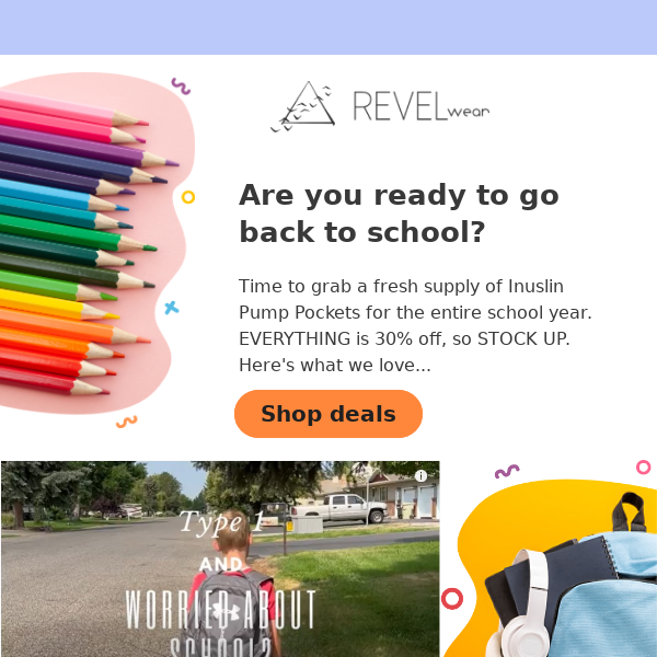 30% off SITEWIDE-- Back to School Stock Up!