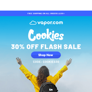 Cookies Weekend Flash Sale!