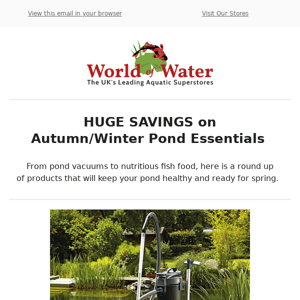 HUGE savings on A/W Pond Essentials