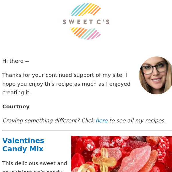 Valentines Candy Mix